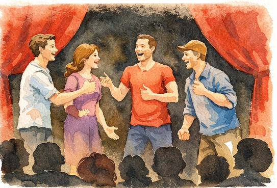 Sommerakademie 2026: Workshop 5: Improtheater – Gemeinsam zur Szene